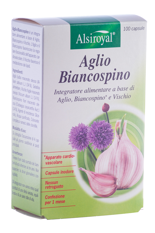 AGLIO BIANCOSPINO 100 CAPSULE - farmascienza.it