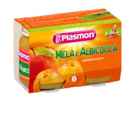 PLASMON OMOGENEIZZATO MELA ALBICOCCA 2 X 104 G - farmascienza.it