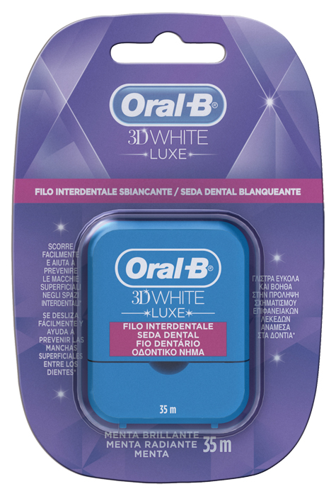 ORALB 3D WHITE LUXE FILO INTERDENTALE 35 METRI - farmascienza.it