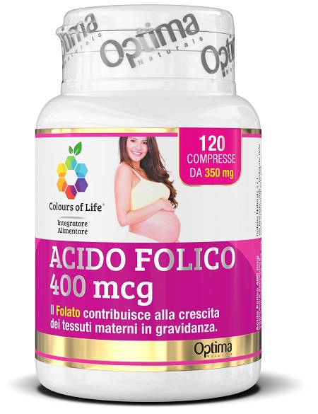 COLOURS OF LIFE ACIDO FOLICO 400 MCG 120 COMPRESSE 350 MG - farmascienza.it
