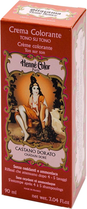 HENNE NUANCE CASTANO DORATO CREMA HENNE COLOR CREMA COLORANTE PRONTA ALL'USO - farmascienza.it