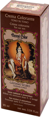 HENNE NUANCE CASTANO SCURO CREMA HENNE COLOR CREMA COLORANTE PRONTA ALL'USO - farmascienza.it