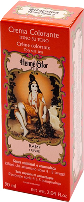 HENNE NUANCE ROSSO RAME NATURALE CUIVRE CREMA HENNE COLOR CREMA COLORANTE PRONTA ALL'USO - farmascienza.it