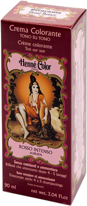 HENNE NUANCE AUBURN ROSSO INTENSO CREMA HENNE COLOR CREMA COLORANTE PRONTA ALL'USO - farmascienza.it