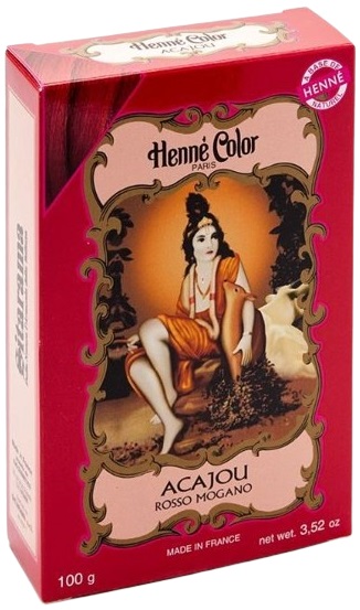 POLVERE HENNE ACAJOU ROSSO MOGANO HENNE COLOR POLVERE VEGETALE COLORANTE RIFLESSANTE 100 G - farmascienza.it