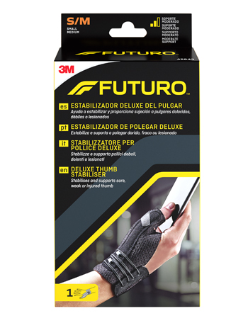 STABILIZZATORE PER POLLICE FUTURO NERO SMALL/MEDIUM 1 PEZZO - farmascienza.it