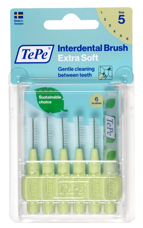 TEPE SCOVOLINO XSOFT VERDE 0,8MM 6 PEZZI - farmascienza.it