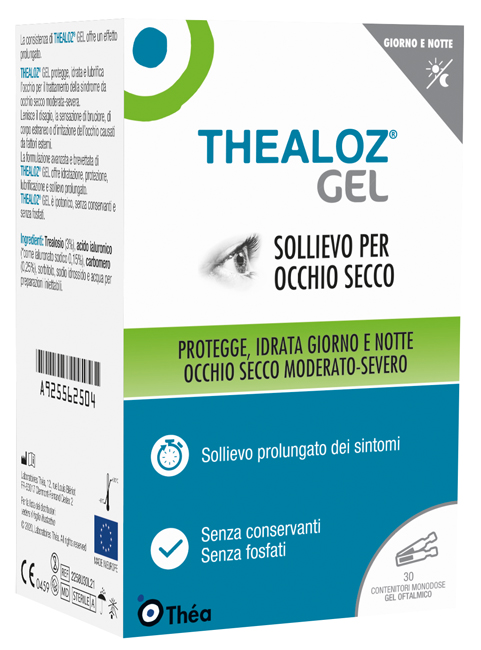 THEALOZ GEL OFTALMICO 30 CONTENITORI MONODOSE 0,4 G - farmascienza.it
