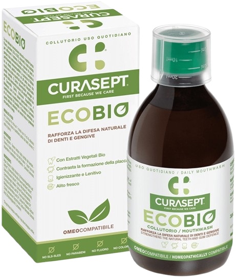 CURASEPT COLLUTORIO ECOBIO 300 ML PHARMADENT - farmascienza.it