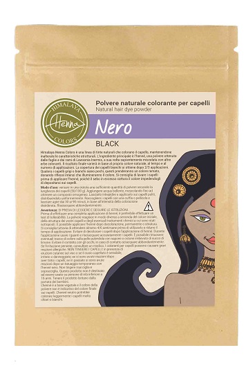 HIMALAYA HENNA COLORS NERO 100 G - farmascienza.it