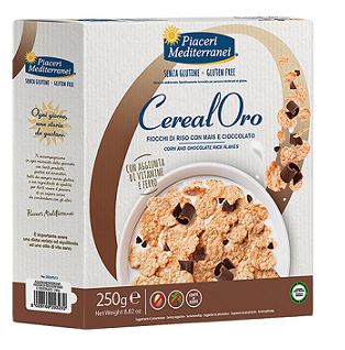PIACERI MEDITERRANEI CEREALORO FIOCCHI RISO MAIS E CIOCCOLATO 250 G - farmascienza.it