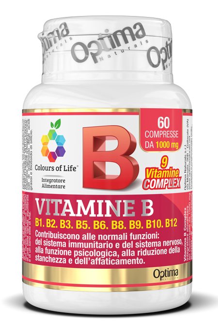 COLOURS OF LIFE VITAMINE B COMPLEX 60 COMPRESSE 1000 MG - farmascienza.it