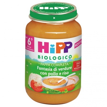 HIPP BIO PAPPA PRONTA FANTAS VERD POLLO RISO 190 G - farmascienza.it