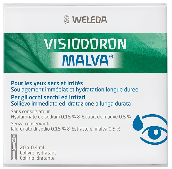 GOCCE OCULARI VISIODORON MALVA 20 MONODOSE DA 0,4 ML - farmascienza.it