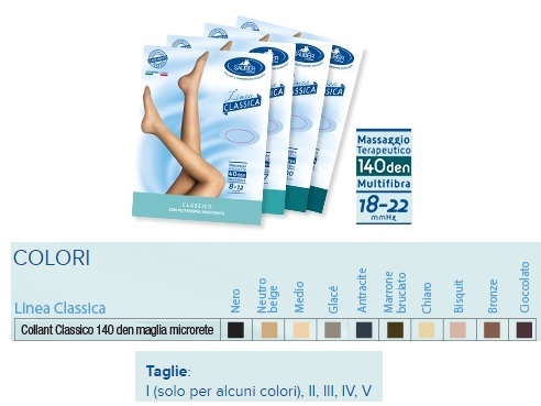 SAUBER COLLANT 140 DENARI MAGLIA MICRORETE CIOCCOLATO 4 LINEA CLASSICA - farmascienza.it