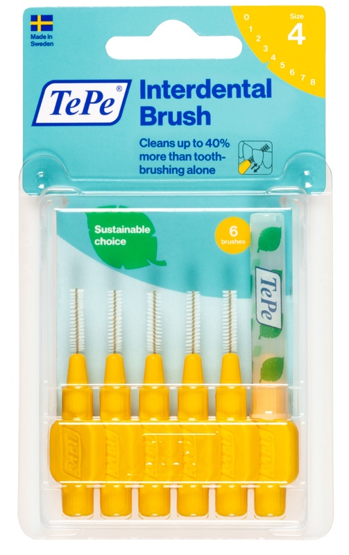 TEPE SCOVOLINO GIALLO 0,7 MM 6 PEZZI - farmascienza.it