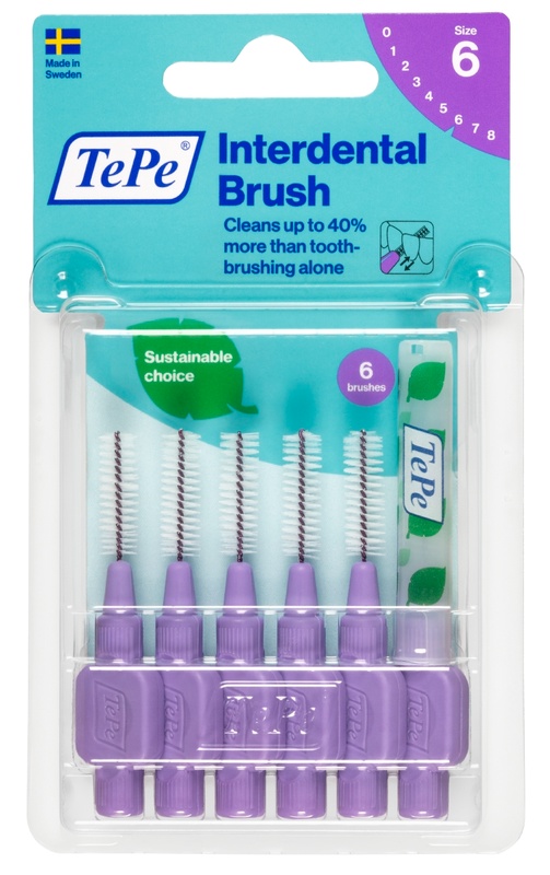 TEPE SCOVOLINO VIOLA 1,1MM 6 PEZZI - farmascienza.it
