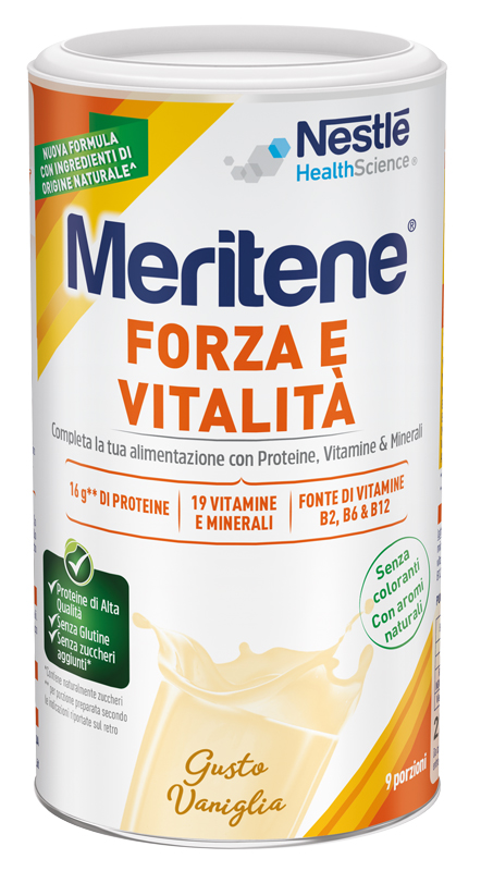 MERITENE FORZA E VITALITA' VANIGLIA 270 G - farmascienza.it
