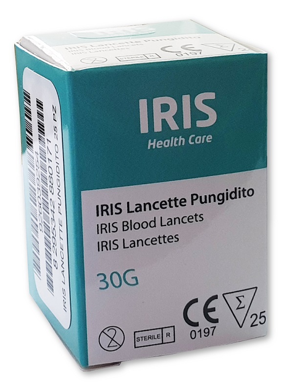 LANCETTE PUNGIDITO IRIS 25 PEZZI - farmascienza.it