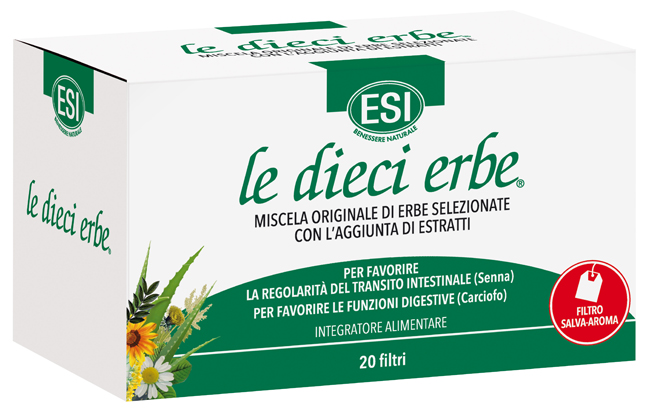 ESI LE DIECI ERBE TISANA 20 FILTRI - farmascienza.it