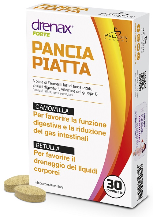 DRENAX FORTE PANCIA PIATTA 30 COMPRESSE - farmascienza.it