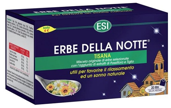 ESI ERBE DELLA NOTTE TISANA 20 FILTRI ASTUCCIO 40 G - farmascienza.it