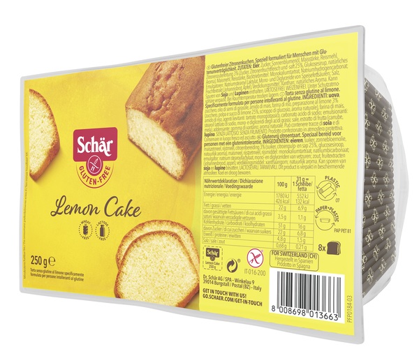 SCHAR LEMON CAKE 250 G - farmascienza.it