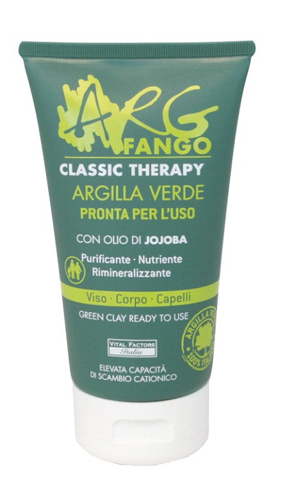 ARGFANGO CLASSIC THERAPY ARGILLA VERDE PRONTA PER L'USO PER VISO CORPO E CAPELLI 150 ML - farmascienza.it