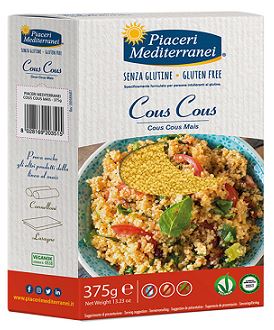 PIACERI MEDITERRANEI COUS COUS DI MAIS 375 G - farmascienza.it