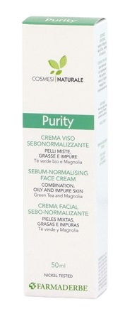 PURITY CREMA VISO SEBONORMALIZZANTE 50 ML - farmascienza.it