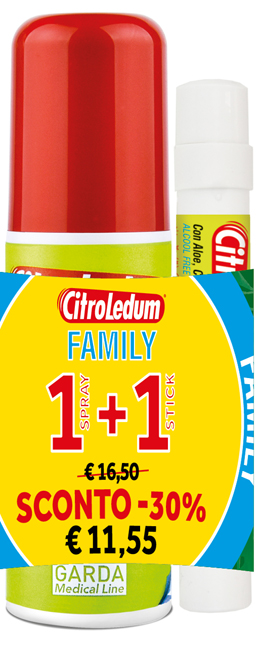 CITROLEDUM FAMILY KIT SPRAY 75 ML + STICK 10 ML - farmascienza.it