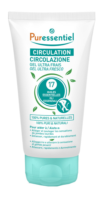 PURESSENTIEL GEL ULTRA FRESCO CIRCOLAZIONE 17 OLI ESSENZIALI 125 ML - farmascienza.it