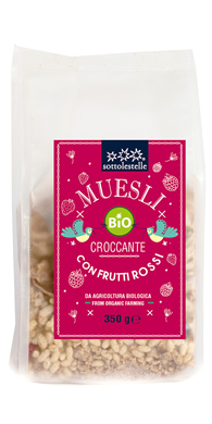 MUESLI CROCCANTE AI FRUTTI ROSSI 350 G - farmascienza.it