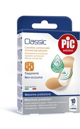 CEROTTO PIC CLASSIC 25X72 MM 10 ANTIBATTERICO 10 PEZZI - farmascienza.it
