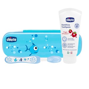 CHICCO SET DENTALE AZZURRO CON FLUORO - farmascienza.it