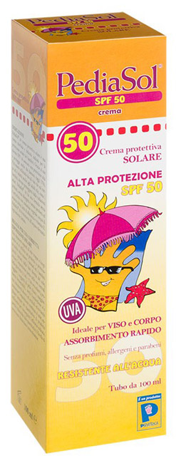 PEDIASOL SPF 50 CREMA SOLARE 100 ML - farmascienza.it