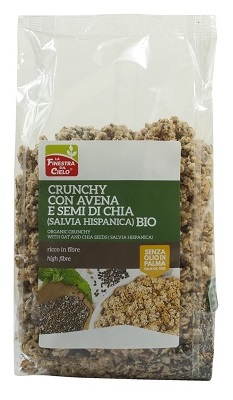 FSC CRUNCHY CON AVENA E SEMI DI CHIA BIO CON OLIO DI GIRASOLE SENZA OLIO DI PALMA 375 G - farmascienza.it