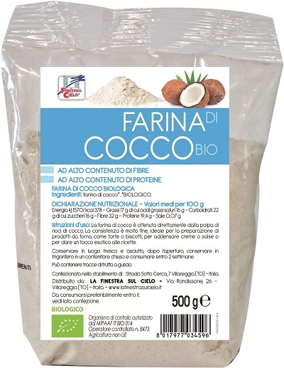 FSC FARINA DI COCCO BIO AD ALTO CONTENUTO DI FIBRA 500 G - farmascienza.it