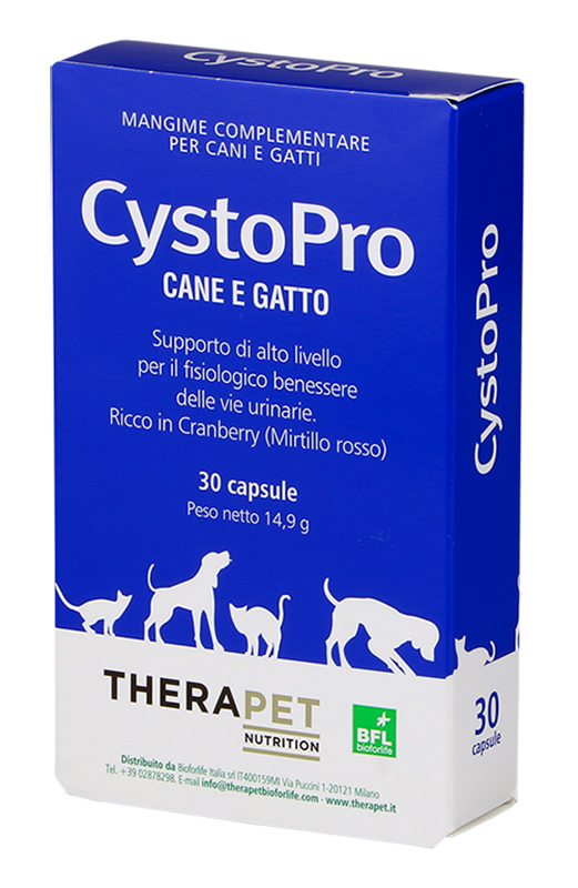 CYSTOPRO THERAPET 30 CAPSULE - farmascienza.it