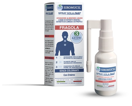 SIROMUCIL 3 AZIONI SPRAY GOLA FAST 15 ML - farmascienza.it