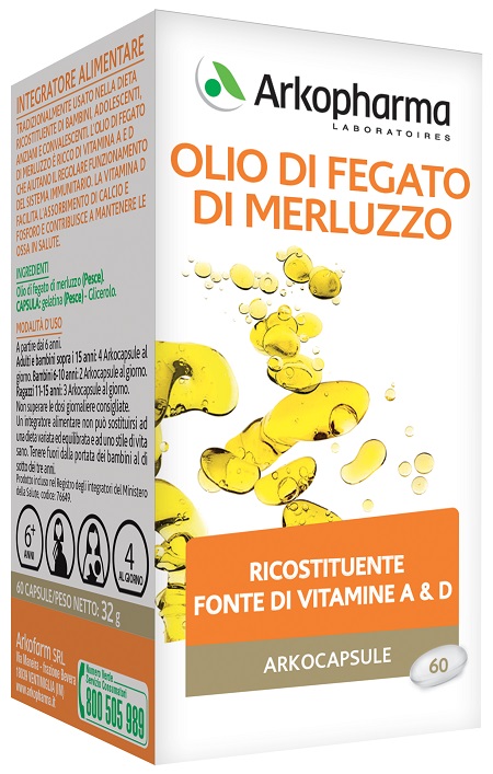 ARKO CAPSULE OLIO FEG MERLUZ 60PRL - farmascienza.it