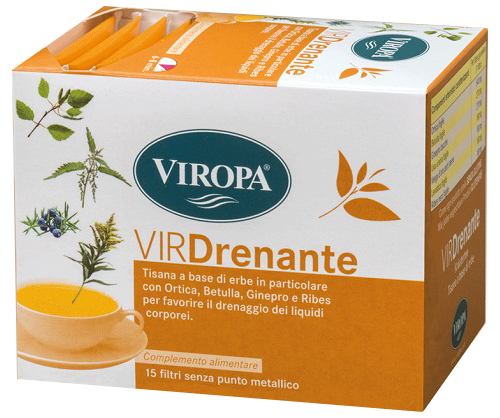 VIROPA DRENANTE TISANA 15 BUSTINE - farmascienza.it