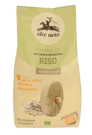 FARINA DI RISO BIO MACINATA A PIETRA 500 G - farmascienza.it