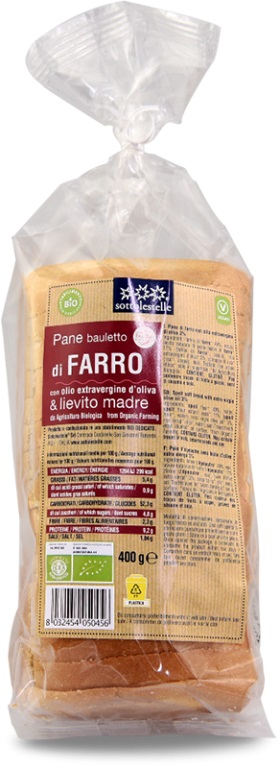 PANE IN BAULETTO DI FARRO 400 G - farmascienza.it