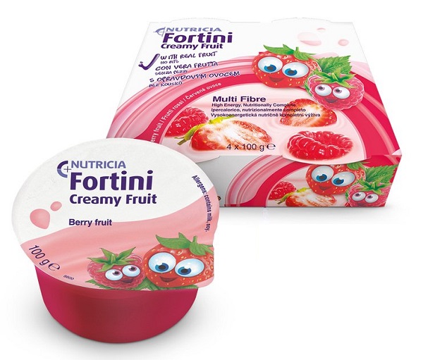 FORTINI CREAMY FRUIT MULTI FIBRE FRUTTI ROSSI 4X100 G - farmascienza.it