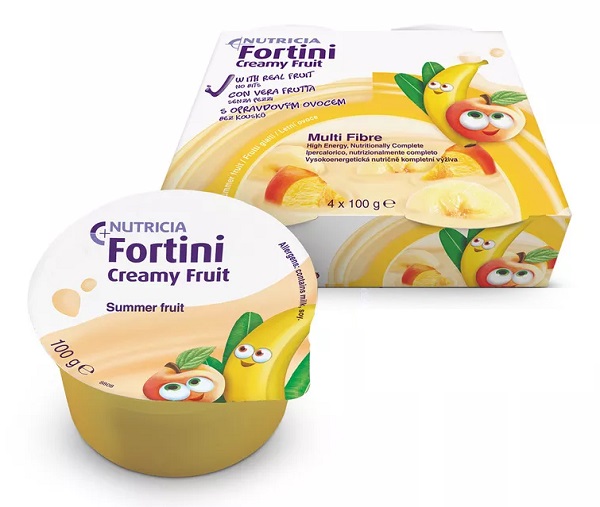 FORTINI CREAMY FRUIT MULTI FIBRE FRUTTI GIALLI 4X100 G - farmascienza.it