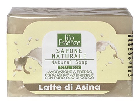 BIO ESSENZE SAPONE NATURALE LATTE DI ASINA 100 G - farmascienza.it