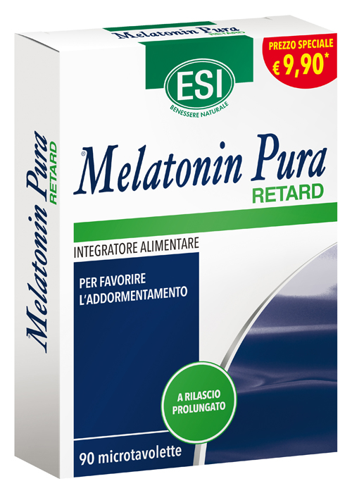 ESI MELATONIN PURA RETARD 90 MICROTAVOLETTE OFFERTA - farmascienza.it