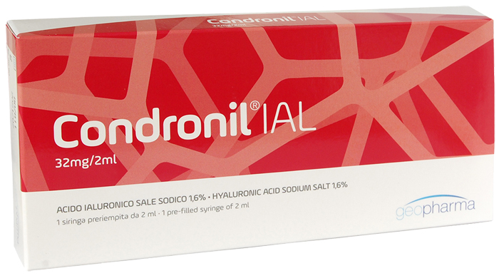 SIRINGA INTRA-ARTICOLARE CONDRONIL IAL ACIDO IALURONICO 1,6% 2 ML - farmascienza.it