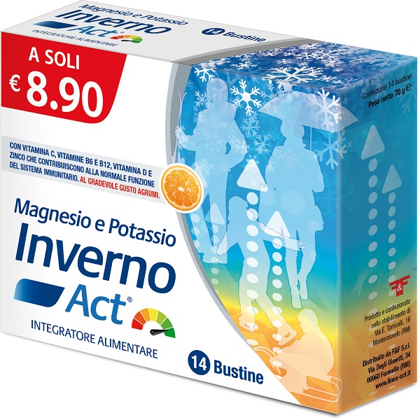 MAGNESIO POTASSIO ACT INVERNO 14 BUSTINE 5 G - farmascienza.it
